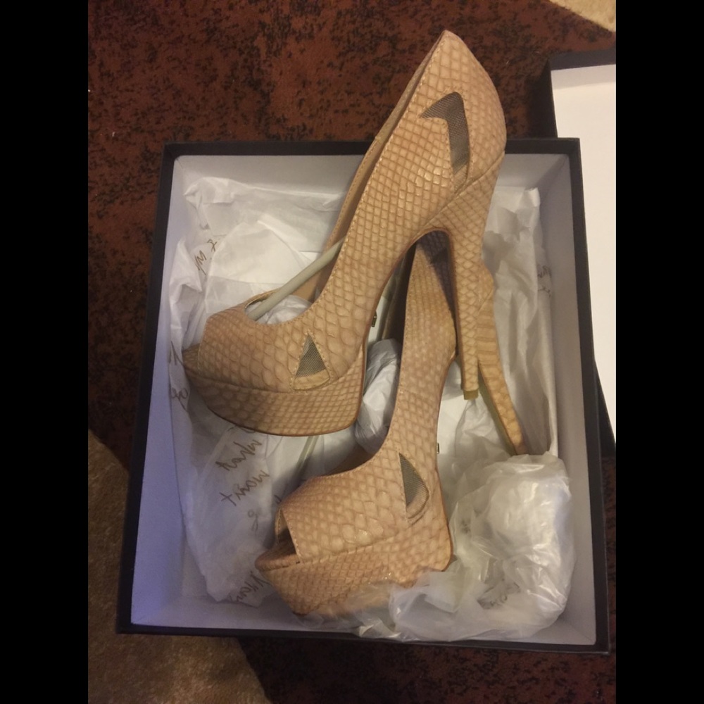 bebe Nude heels